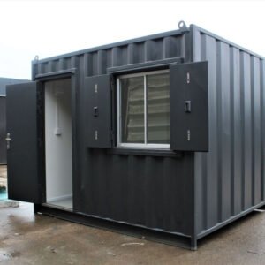10ft Long Portable Office Shipping Container Workshop – Compact, Secure & Ready-to-Use Workspace - Container Sales