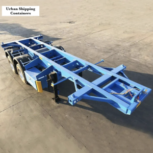 20ft Container Chassis Trailer for Sale | Heavy-Duty ISO Container Hauler