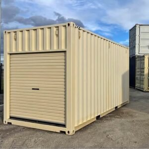 20ft High Cube Shipping Container with Roller Door