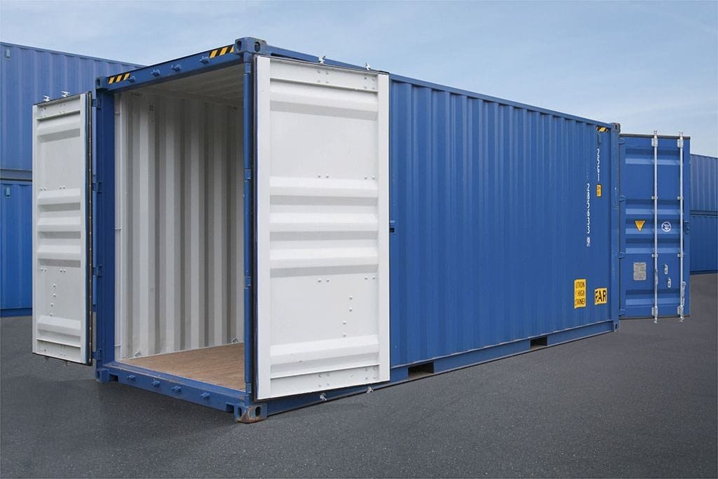 20ft Long Double door Containers in 8’6′ High and 9’6″ High