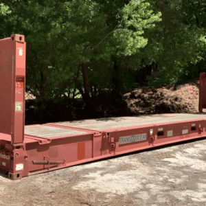40ft Flat Rack Shipping Container – Heavy-Duty Oversized Cargo Solution - Container Sales