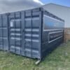 Shipping Container 20Ft Dark Grey With Black Timber Cladding